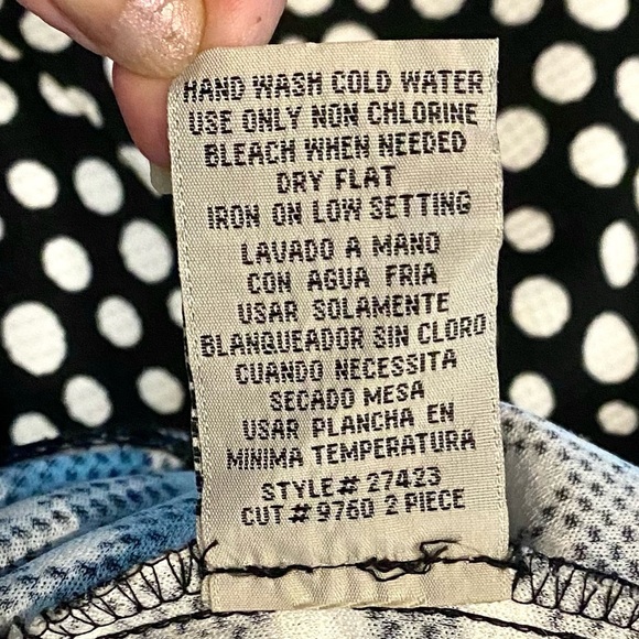 Maya Brooke Sleeveless Sheath Dress in Black and White Polka Dot Size 18W - Picture 8 of 11